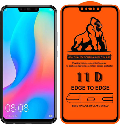 9H Edge To Edge Tempered Glass for Huawei Nova 3i /Nova3 -Premium_11D(Pack of 1)