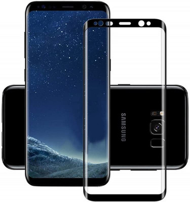 9H Edge To Edge Tempered Glass for Samsung Galaxy S8-With Edge To Edge Coverage And Easy Installation Kit For Smartphone(Pack of 1)