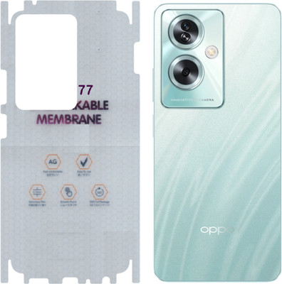 yuvu77 Edge To Edge Tempered Glass for OPPO A79 5G, Membrane with 360 coverage, unbreakable membrane(Pack of 1)