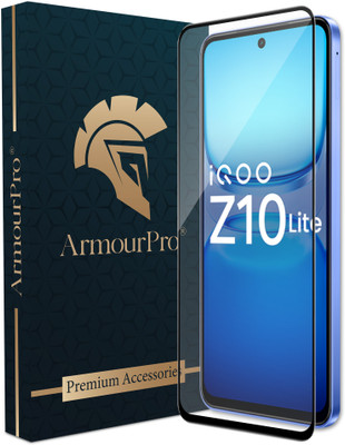 ArmourPro Edge To Edge Tempered Glass for IQOO Z10 Lite 5G, IQOO Z10 Lite(Pack of 1)