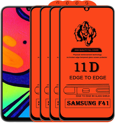 NaturalBuy Edge To Edge Tempered Glass for Samsung Galaxy F41(Anti-Scratch Technology: The surface is treated with an anti-scratch coating to prevent scuffs and scratches from daily use-Pack of 4)(Pack of 4) NaturalBuy Edge To Edge Tempered Glass for Samsung Galaxy F41(Anti-Scratch Technology: The surface is treated with an anti-scratch coating to prevent scuffs and scratches from daily use-Pack of 4)(Pack of 4)