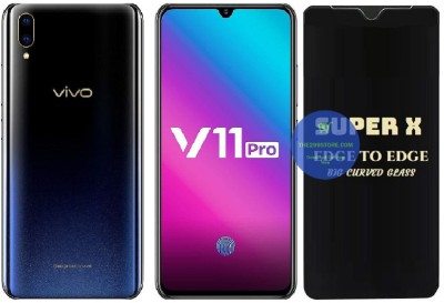 Blate Edge To Edge Tempered Glass for Vivo V11 Pro, Super X Edge Glass, Super X Tempered Glass, Super X Screen Protector(Pack of 1)