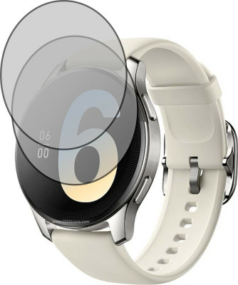 RapTag Edge To Edge Tempered Glass for inn Vivo Watch 2(Pack of 2)