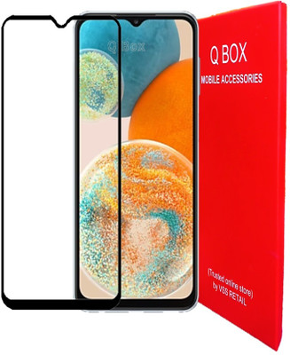 Q Box Edge To Edge Tempered Glass for Samsung Galaxy A23 5G(Pack of 1)