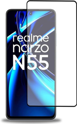 Coad Edge To Edge Tempered Glass for Realme Narzo N55(Pack of 1)