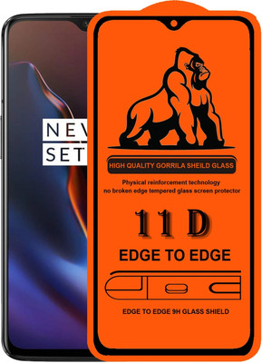 elevend Edge To Edge Tempered Glass for OnePLus 7(Pack of 1)