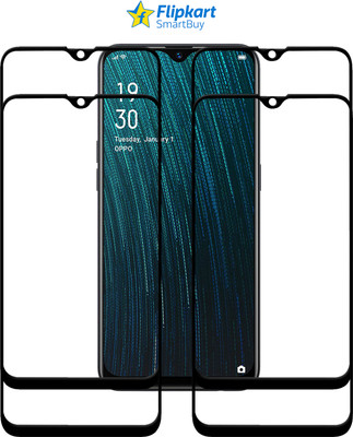Flipkart SmartBuy Edge To Edge Tempered Glass for OPPO A5S(Pack of 4)