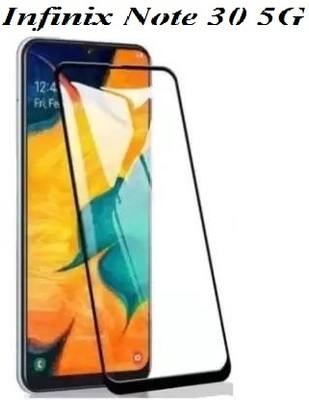 DSCASE Edge To Edge Tempered Glass for Infinix Note 30 5G(Pack of 1)