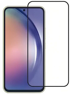 COVERLINE Edge To Edge Tempered Glass for Samsung Galaxy A54 5G Full Coverage Screen Protector Tempered Glass(Pack of 1)