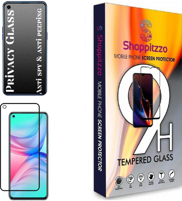 Shoppitzzo Edge To Edge Tempered Glass for realme GT Neo 2,realme GT Neo 2 Pro,OnePlus 9RT/*Privacy-Anti Spy*Tempered Glass/Full Screen Coverage-Edge to Edge/9H(Pack of 1)