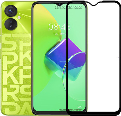 BRENZZ Edge To Edge Tempered Glass for Tecno Spark 9PRO(Pack of 1)