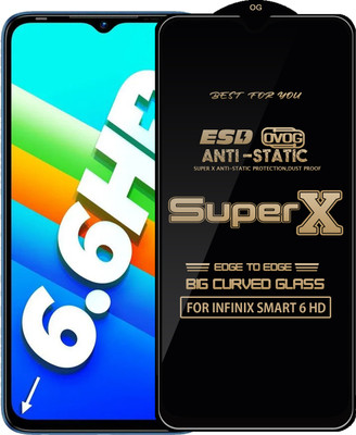 Qyist Edge To Edge Tempered Glass for INFINIX SMART 6 HD(Pack of 1)