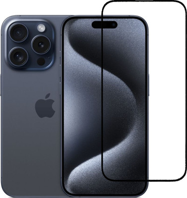 Kartuce Edge To Edge Tempered Glass for APPLE iPhone 15 Pro Max, iPhone 15 Pro Max(Pack of 1)