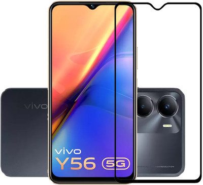 SNMART Edge To Edge Tempered Glass for vivo T2x 5G, vivo Y56 5G, vivo Y16(Pack of 1)