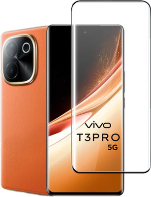 KWINE CASE Edge To Edge Tempered Glass for vivo T3 Pro 5G(Pack of 1)
