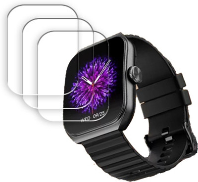 ARBAN Edge To Edge Tempered Glass for Noise Hexa 1.96 inch SMARTWATCH SCREEN GUARD(Pack of 3)