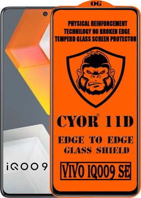 CYOR Edge To Edge Tempered Glass for VIVO IQ009 SE(Pack of 1)