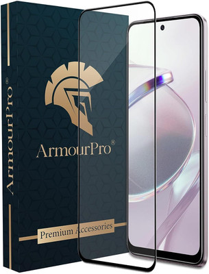 ArmourPro Edge To Edge Tempered Glass for Redmi 13 5G, Redmi 13, Redmi 12 4G, Redmi 12 5G, Redmi 12, Black Border OG Glass(Pack of 1)