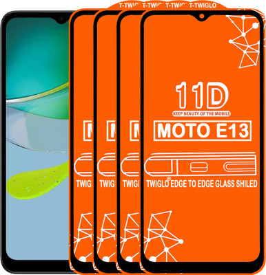 TWIGLO Edge To Edge Tempered Glass for MOTO E13(Pack of 4)