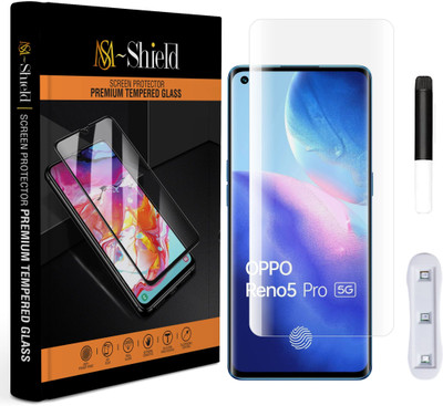 MS-Shield Edge To Edge Tempered Glass for OPPO Reno 5 Pro 5G(Pack of 1)