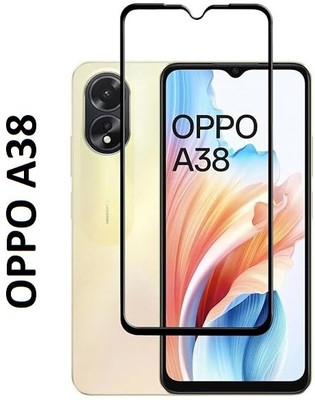 AKSHUD Edge To Edge Tempered Glass for OPPO A38 5G(Pack of 1)