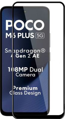 Flipkart SmartBuy Edge To Edge Tempered Glass for POCO M6 Plus 5G(Pack of 1)