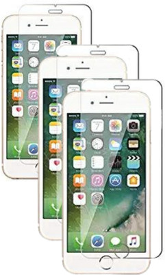 YuviKrissh Edge To Edge Tempered Glass for Apple iPhone 6 Plus(Pack of 3)