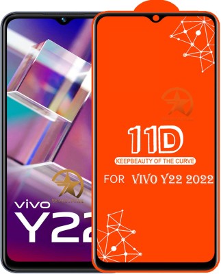 SEVEN7STAR Edge To Edge Tempered Glass for VIVO Y22(Pack of 1)