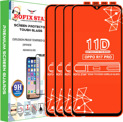 Rofix star Edge To Edge Tempered Glass for OPPO R17 PRO(Pack of 4)