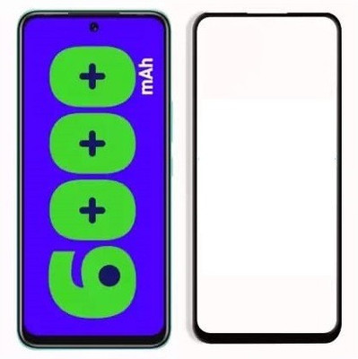 O2MG Edge To Edge Tempered Glass for Infinix Hot 12 Play(Pack of 1)