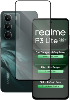 Flipkart SmartBuy Edge To Edge Tempered Glass for Realme P3 Lite 5G(Pack of 1)