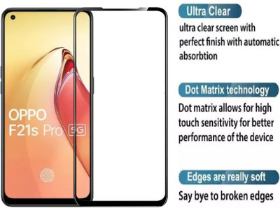 BRENZZ Edge To Edge Tempered Glass for OPPO F21s Pro 5G(Pack of 1)