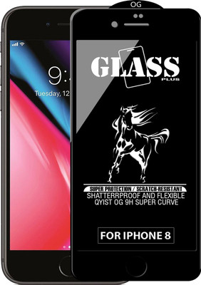Qyist Edge To Edge Tempered Glass for Apple iPhone 8(Pack of 1)