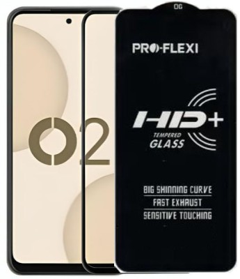 SM Styles Edge To Edge Tempered Glass for Lava O2(Pack of 1)