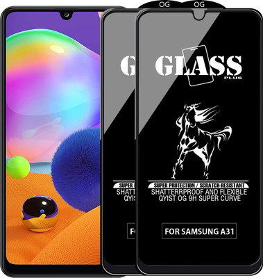 Qyist Edge To Edge Tempered Glass for SAMSUNG GALAXY A31(Pack of 2)