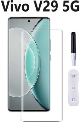 ASVALBUY Edge To Edge Tempered Glass for Vivo V29 5G, Vivo V29(Pack of 1)