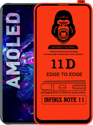Rofix star Edge To Edge Tempered Glass for INFINIX NOTE 11(Pack of 1)