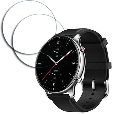 SOMTONE Edge To Edge Tempered Glass for Amazfit GTR 2 SMARTWATCH SCREEN GUARD(Pack of 2)