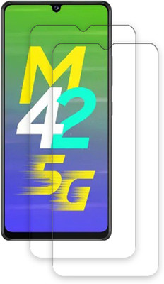 ARBAN Edge To Edge Tempered Glass for Samsung Galaxy M42 5G TEMPERED GUARD FRONTP2(Pack of 2)