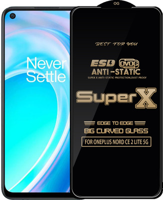 Qyist Edge To Edge Tempered Glass for ONEPLUS NORD CE 2 LITE 5G(Pack of 1)