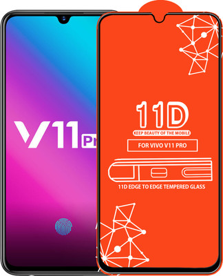 Qyist Edge To Edge Tempered Glass for Vivo V11 Pro(Pack of 1)