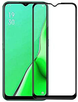 Viveks Edge To Edge Tempered Glass for Oppo A15s/ A15/ A31(Pack of 1)