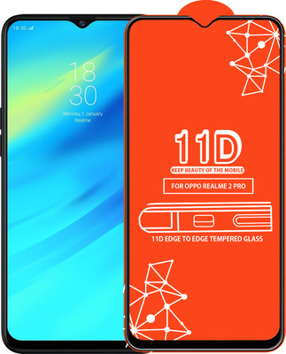 Roxel Edge To Edge Tempered Glass for Realme 2 Pro(Pack of 1)