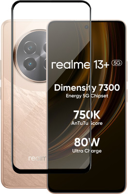 Fablue Edge To Edge Tempered Glass for Realme 13 Plus 5G(Pack of 1)