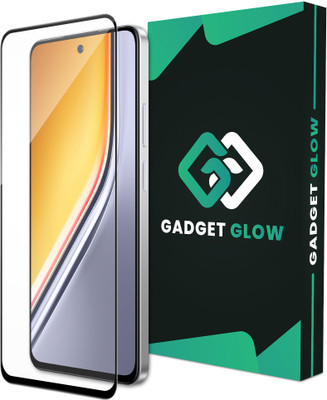Gadget Glow Edge To Edge Tempered Glass for Realme P3x 5G, Realme P3x, P3x(Pack of 1)