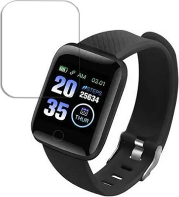 ARBAN Edge To Edge Tempered Glass for ID-116 Plus Smartwatch SMARTWATCH SCREEN GUARD(Pack of 1)