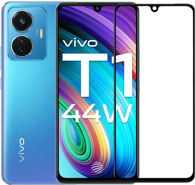 HQ Protection Edge To Edge Tempered Glass for Vivo T1 44W(Pack of 1)