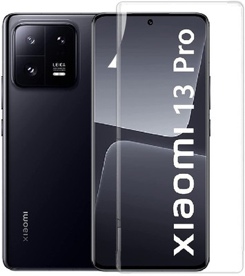 Mersal Edge To Edge Tempered Glass for Xiaomi 13 Pro, UV Glass widen the upper and bottom glue area of screen protector(Pack of 1)