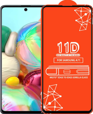 Corning Gorilla Edge To Edge Tempered Glass for Samsung Galaxy A71(Pack of 1)