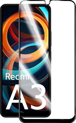 HUPSHY Edge To Edge Tempered Glass for Mi A3(Pack of 1)